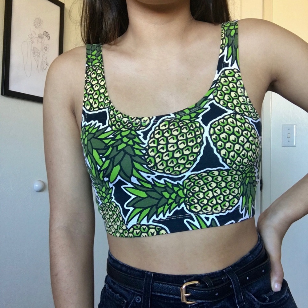 Pineapple Crop Top